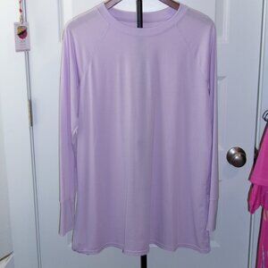 Tek Gear Long Sleeve Very Cool Tunic Side Slits Size L